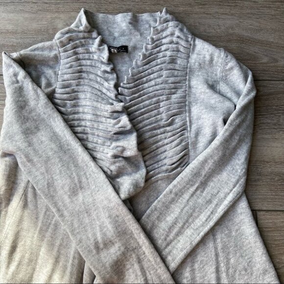 Line  Ruched Front Ruffles Cash Cardigan - Picture 6 of 14